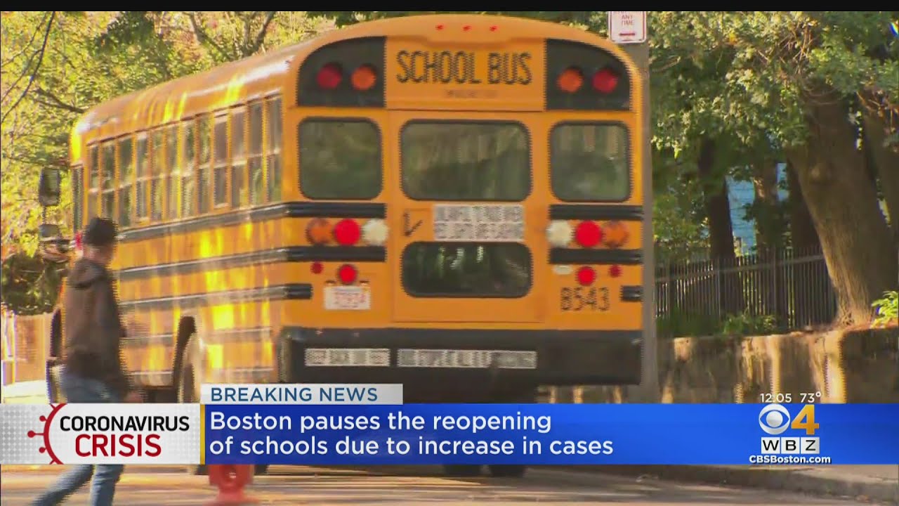 Boston Pauses School Reopening Plan Amid Rise In Coronavirus Cases