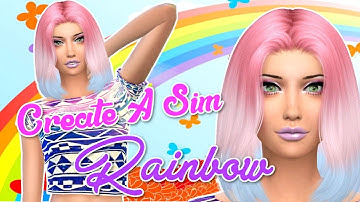 The Sims 4 | Create A Sim // Rainbow