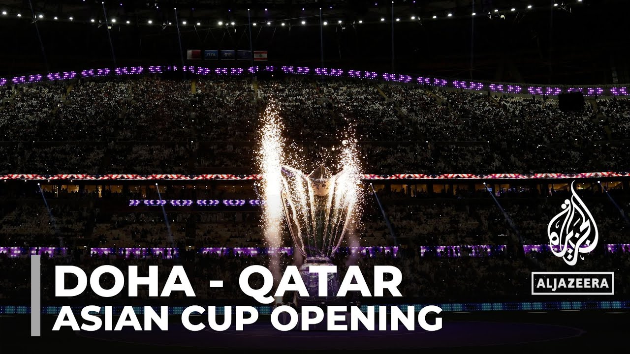 قطر تبدأ حملة الدفاع عن لقب كأس آسيا بفوز على لبنان، حيث خطف عفيف الأضواء.
