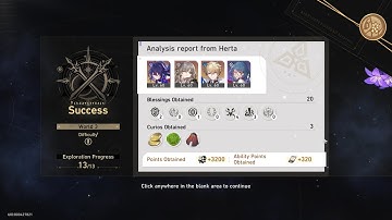 [Honkai Star Rail] Simulated Universe World 3 Difficulty 2 - Seele, Tb Physical, Natasha, Gepard