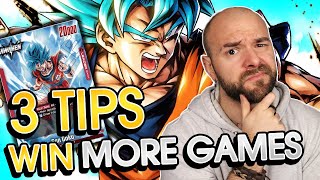 3 Beginner Tips To Win MORE DragonBall Fusion World Games!