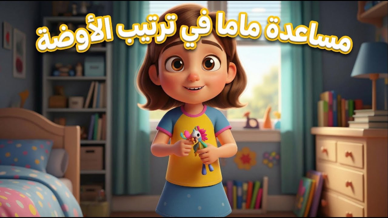مساعدة ماما في ترتيب الأوضة 🧸 | قصة تعليمية للأطفال