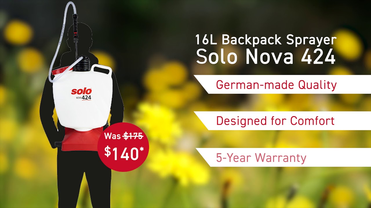 Solo.. Always With You - 424 Nova 16L Backpack Sprayer