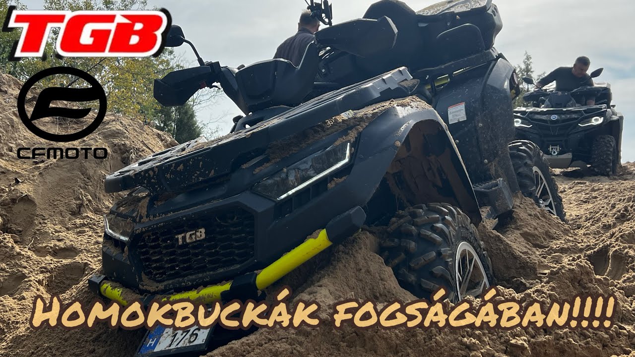 Kunsági extrém bucka túra- TGB vs. CF Moto