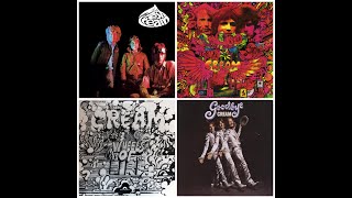 CREAM, THE WORLD'S FIRST SUPERGROUP. IN ROCK HISTORY FEW  CAPTURED THEIR RAW ENERGY  #cream #clapton