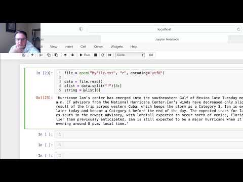 Reading Text Files in Python - YouTube