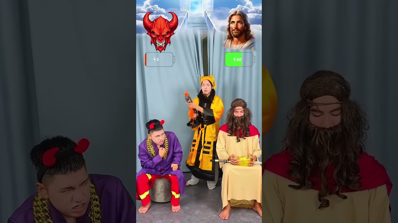 Branca de Neve segue Jesus para punir Satanás. #LuzDivina #jesus #Deus