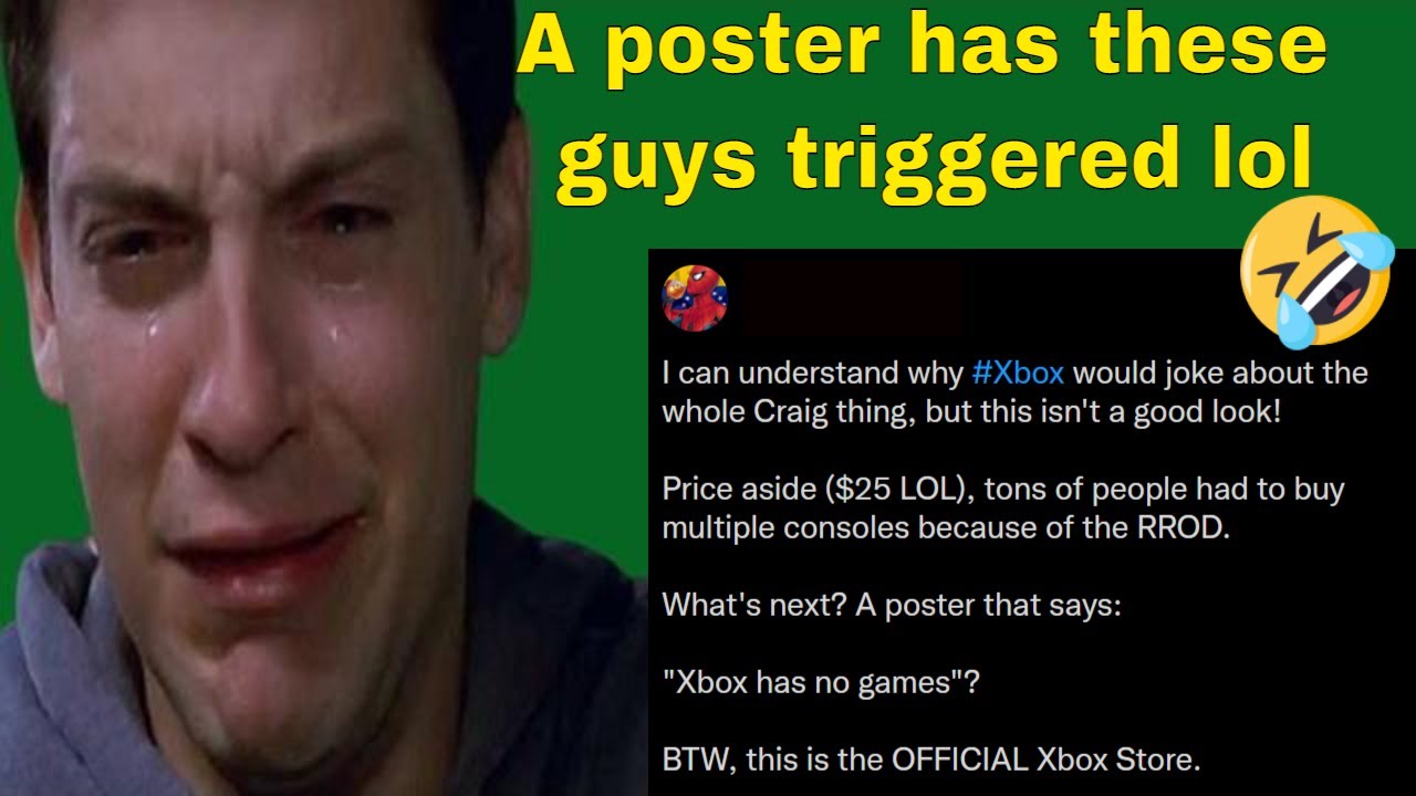 Sony fanboys are triggered Microsoft is selling a Xbox 360 (RROD) Red Ring of Death poster