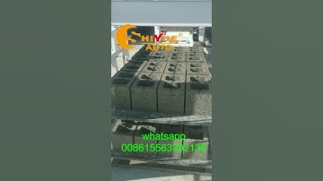 Hydraulic automatic concrete hollow block making machine paving block making machine Shiyue 2021