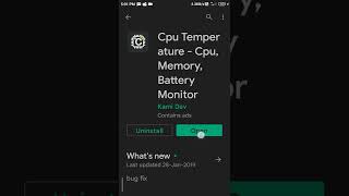 How to Check Mobile Battery And CPU Temperature ? #mobilegames