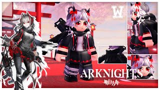 Roblox W Cosplay: Arknights Cosplay Roblox W Cosplay: Arknights Cosplay