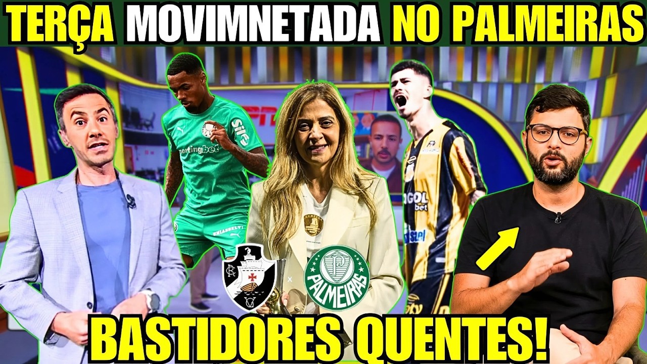 🟢⚪EXCLUSIVO  SAIU AGORA ESPN E UOL TRAZEM INFORMAÇÕES SOBRE ALAN NO PALMEIRAS E MUITO MAIS!