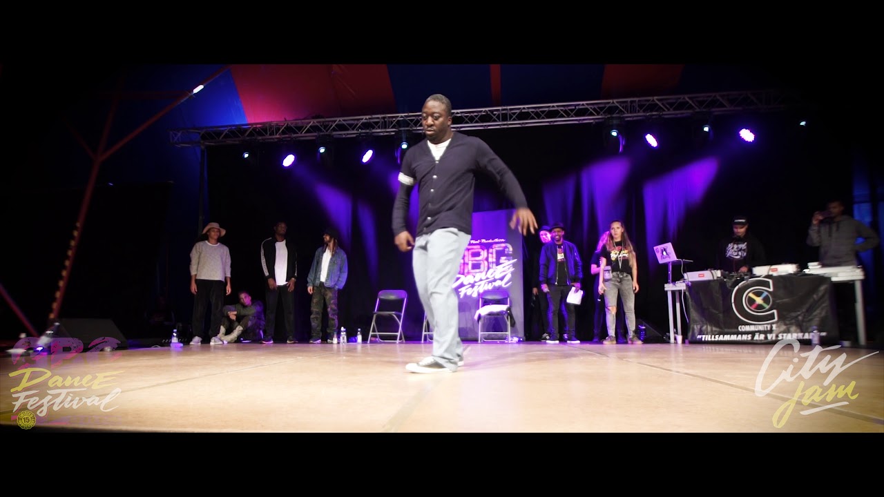 Gbg Dance Festival 2018 / City Jam / Popping Judge Solo / IRON MIKE