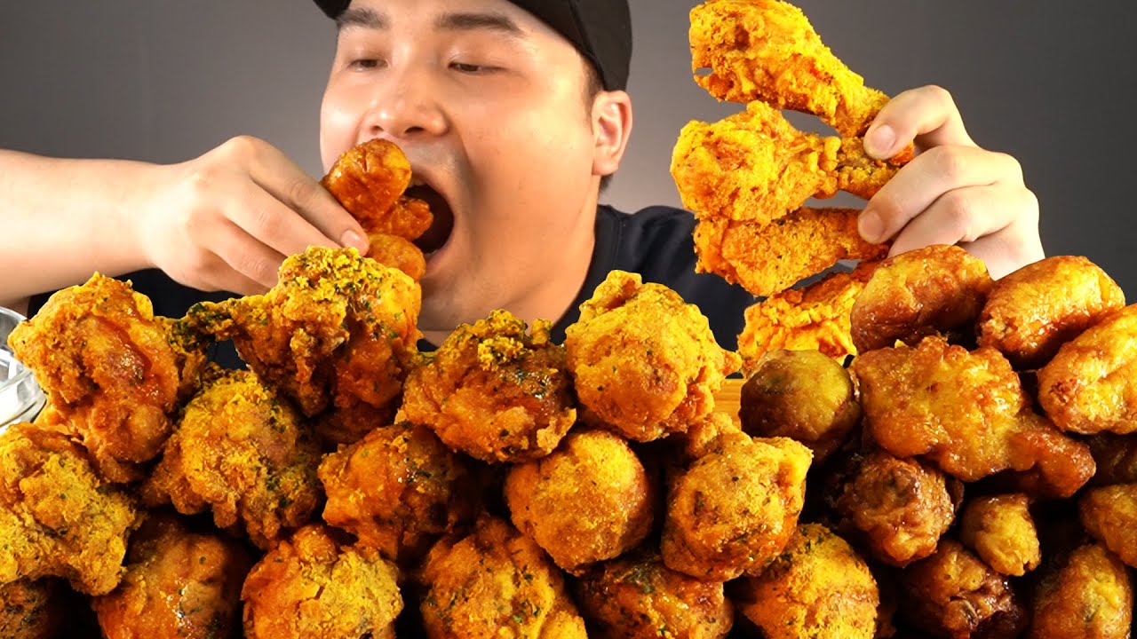 교촌허니콤보vs뿌링클닭다리 여러분의 선택은?! 리얼사운드 먹방 ASMR social eating Mukbang(Eating Show)