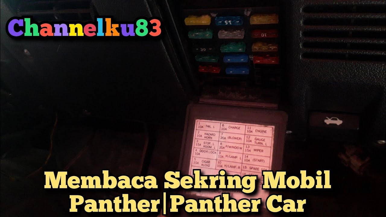 Membaca Sekring Mobil Panther|Panther Car