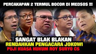 2 Termul Elite Bongkar Fakta Mengerikan Tentang Memalukannya Pengacara Jokowi