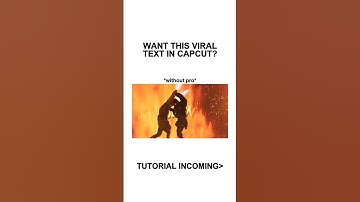 Viral Text Tutorial CapCut