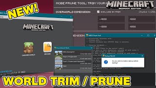 NEW! - MCPE World Trimmer (Prune Tool) + World Optimizer