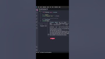 How to create a spell checker using Python #shorts #python #spelling