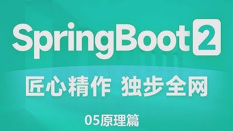 原理篇 164 SpringBoot程序启动过程思想解析 高清 1080P