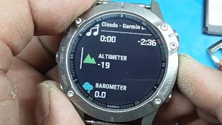 garmin fenix 6 error sensor altimeter barometer screenshot 4