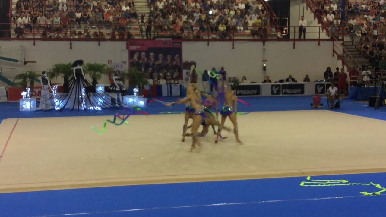 Russian National Team of Rhythmic Gymnastics 5 ribbons - Pre-Olympic Tournament Follonica 2016