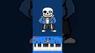 Megalovania on Oof piano app (4x speed) screenshot 1