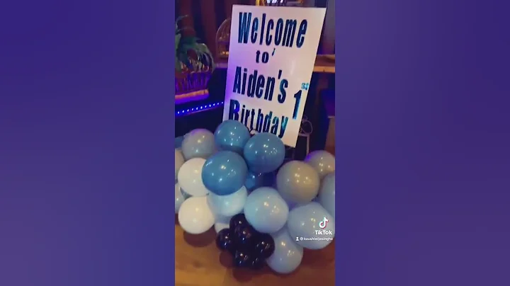 Boss baby 1st birthday decoration