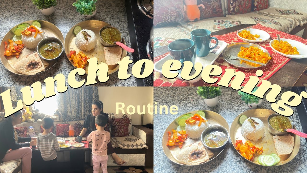 "From Lunch Prep to Evening Relaxation | My Daily Routine Breakdown"