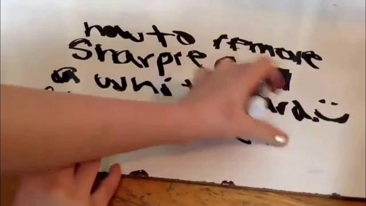How to get sharpie off of a white board ️ YouTube