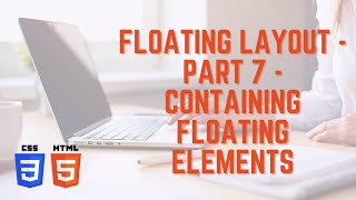Floating Layout - Part 7 - Adjusting Widths of Floating Elements