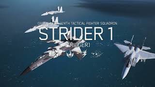 Su-47 -Grabacr- -- Ace Combat 7 Campaign Run - 30th Anniversary Edition (SP Mission 1)