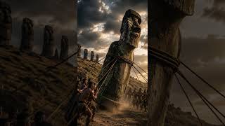 Moai Statues Were Secretly Designed To Walk  #darkfacts #moaistatues #ancienthistory