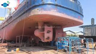 Twin azimuth thrusters installed for powerful 360° maneuverability and precise vessel control.