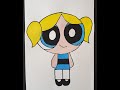 How To Draw Bubbles Of PowerPuff Girls With Poster Paints 