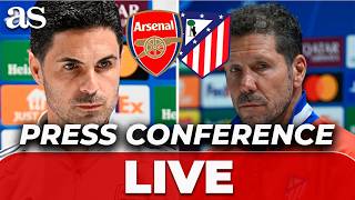 LIVE: SIMEONE & ARTETA PRESS CONFERENCE AFTER ARSENAL vs ATLETICO DE MADRID | CHAMPIONS LEAGUE
