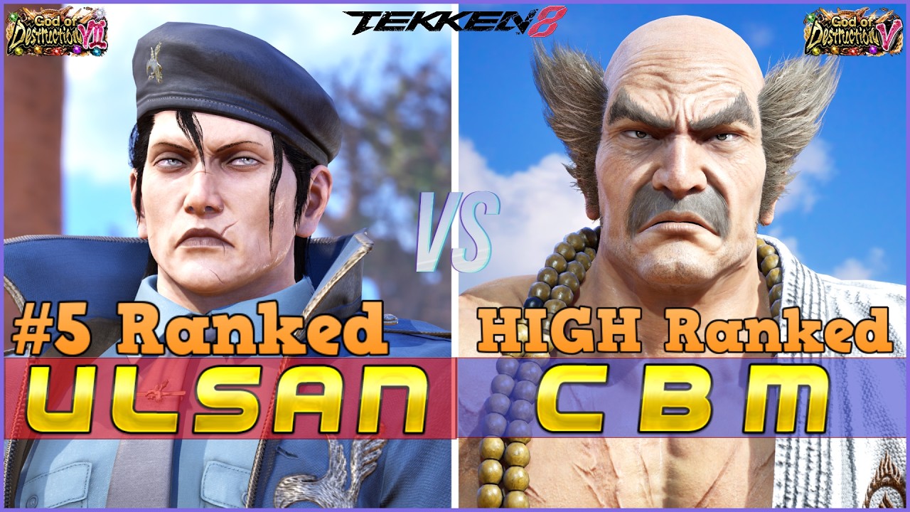 T8 S3 ▱ ULSAN (#5 Ranked Dragunov) Vs CBM (Heihachi) ▱ Tekken 8