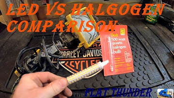 LED  Replacement Bulbs VS Standard Halogen (Work light / Flood light)
