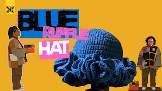 I’m NOT Ready for Crochet Tutorials | Blue Ruffle Hat Crochet Vlog