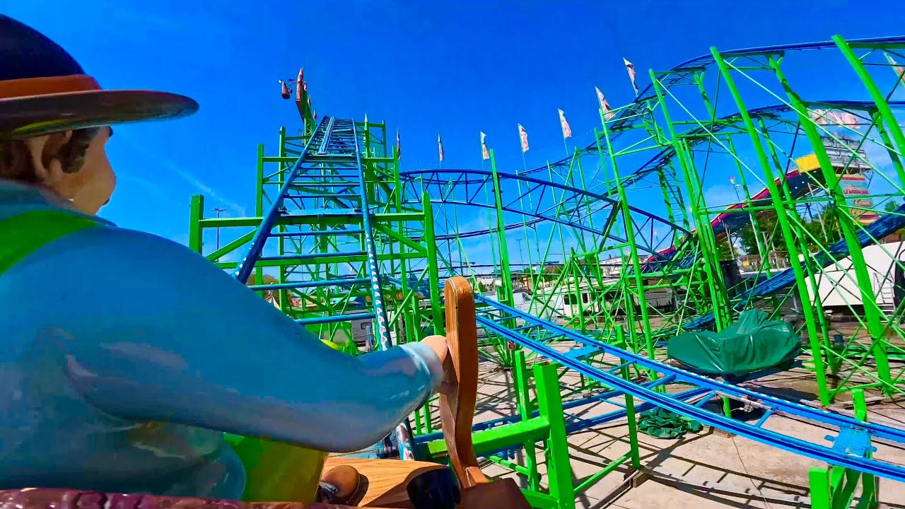 Alpen Coaster (Vorlop) On Ride Stuttgart Frühlingsfest 2025