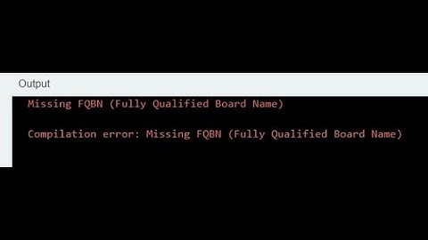 ARDUİNO "MİSSİNG FQBN" HATASI VE ÇÖZÜMÜ