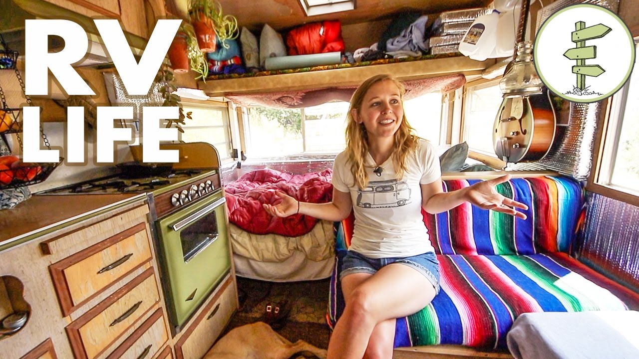 Minimalist Couple Living in a Tiny Camper Trailer That Cost Only $1,800