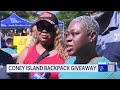 Community groups distribute over 750 backpacks at NYC event