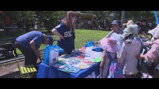 Community groups distribute over 750 backpacks at NYC event