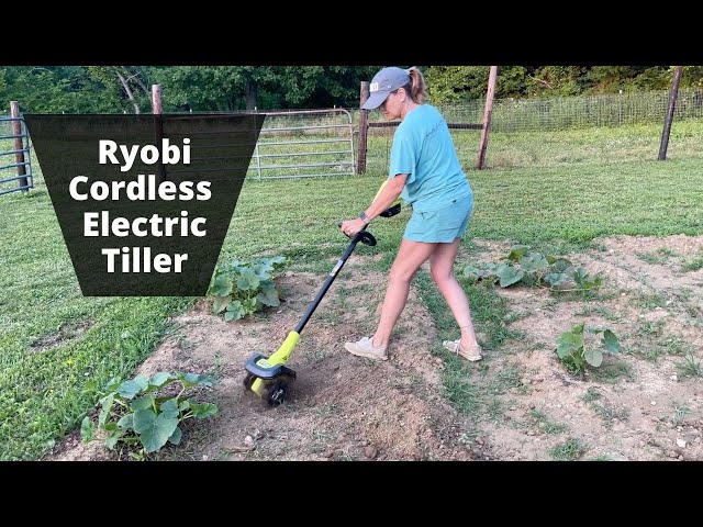 Ryobi Cordless Electric Tiller My