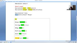 Mikrodeutsch Lektion 4