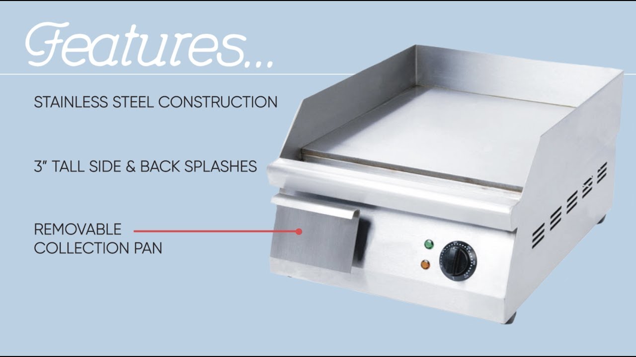 eQuipped 16" Electric Griddle YouTube