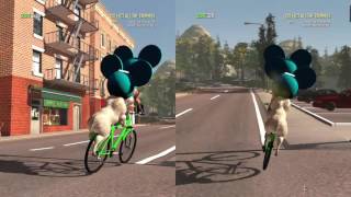 Goat Simulator  2 Player Bike Ride