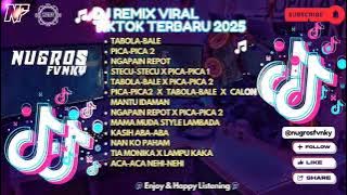DJ REMIX TIKTOK TERBARU 2025 || PICAPICA - TABOLA BALE - NGAPAIN REPOT - TIA MONIKA #viral 