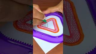 This Spiral Art is Strangely Satisfying! 🌀✨ #shorts #art #asmr